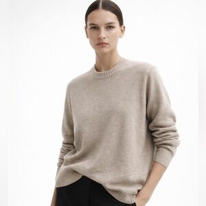 Patrick Assaraf Plaited Merino Wool Sweater
